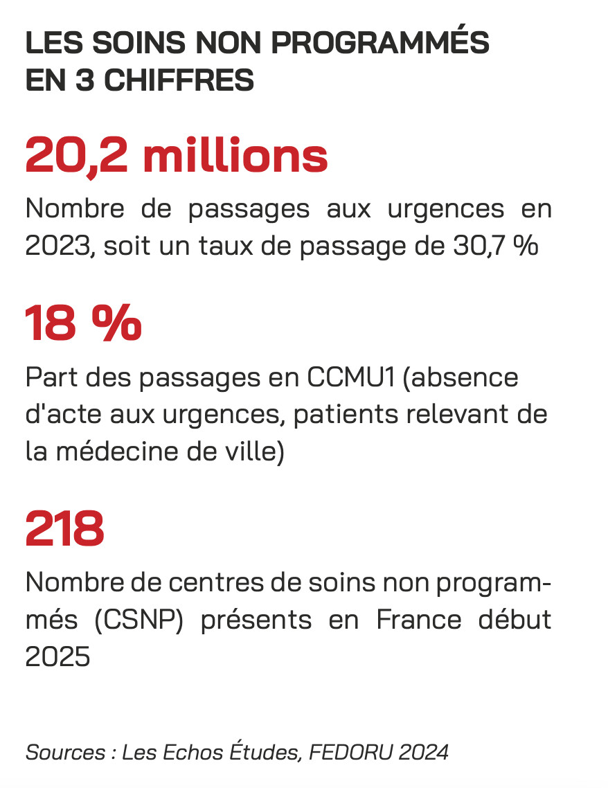 Les Echos Études : urgences médicales, mutations à l'œuvre