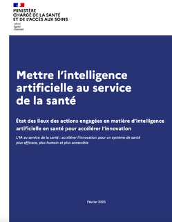 Publication de l’état des lieux de l’intelligence artificielle (IA) en santé en France