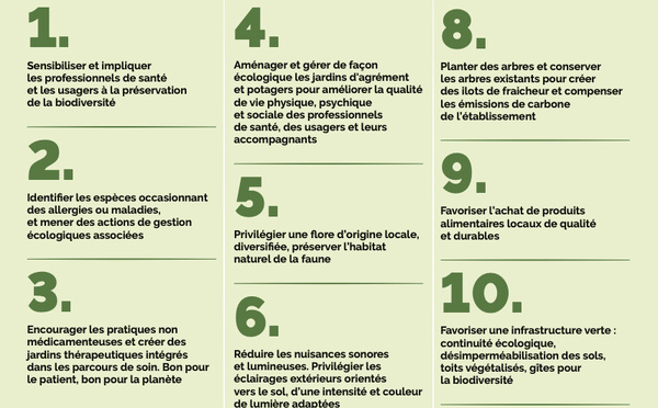 Le C2DS publie une campagne “une seule santé” : 11 recommandations aux établissements de santé pour préserver la biodiversité